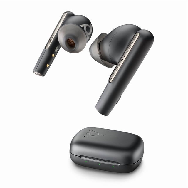 Audifonos Poly Voyager Free 60 UC, color negro + adaptador USB-C BT700 + estuche de carga básico