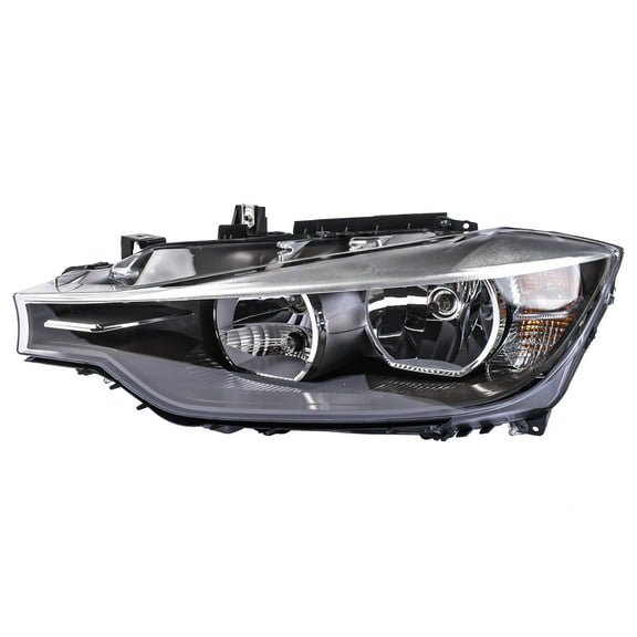 GELUOXI Front Left Side Halogen Headlight for 2012-2015 BMW 320i 328i 335i Sedan Wagon 63117338709