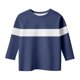 thumbnail image 2 of Blusas y camisas de manga corta con cuello redondo para verano y primavera, moda para niños pequeños, blusa lisa con cuello redondo y manga 3/4 para mujer, blusa de poliéster para niños, 2 of 5