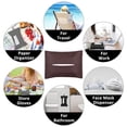 thumbnail image 4 of Car tissue bag car leather simple tissue box, 4 of 6