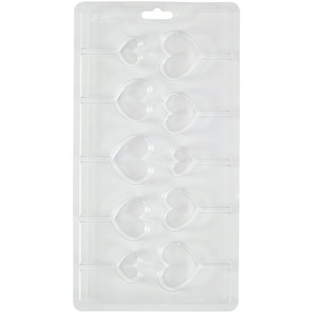 Wilton Mini Hearts Lollipop Mold, 10Cavity