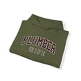 thumbnail image 4 of Plumber Wife Anniversary Wedding Hoodie, Gifts, Hooded Sweatshirt, 4 of 4