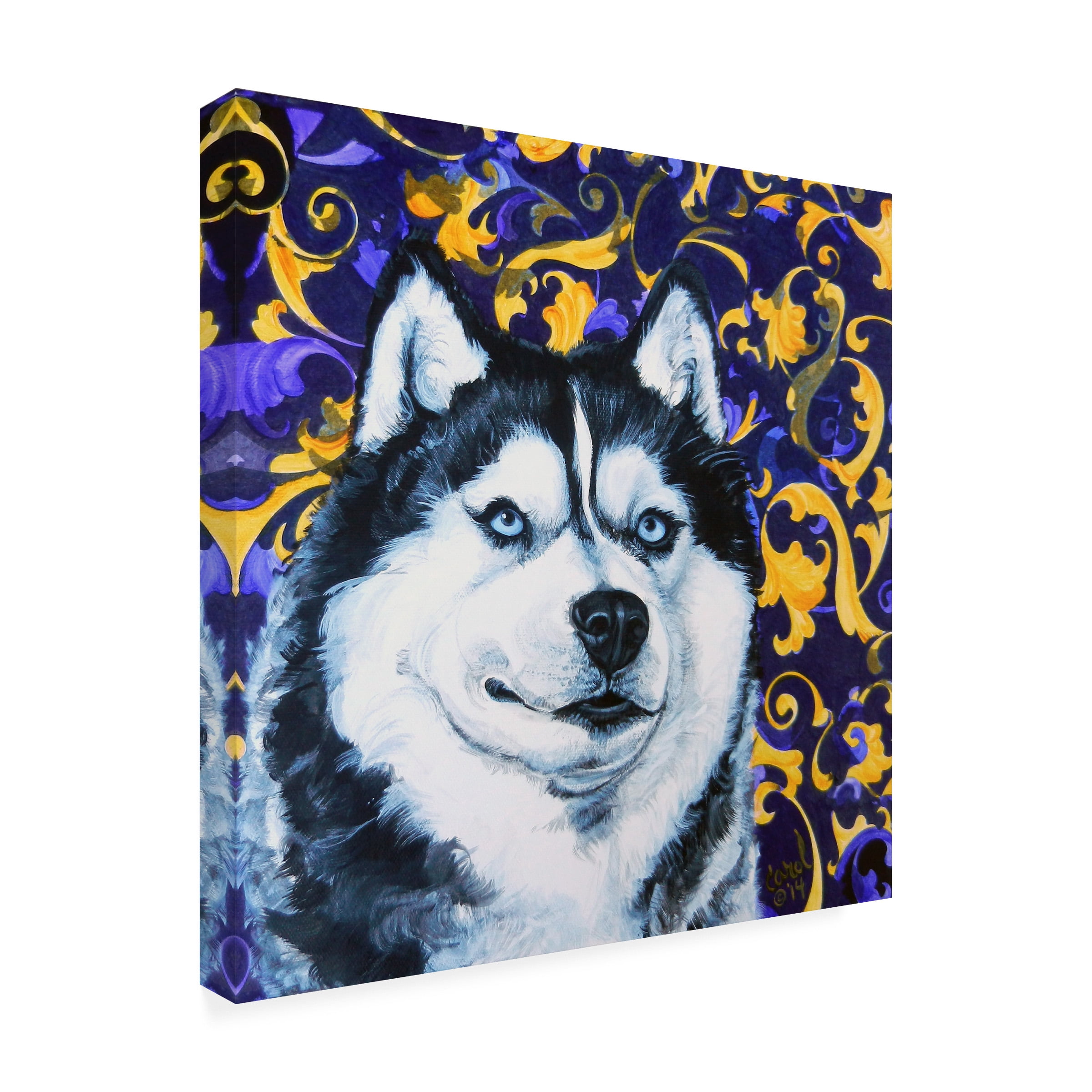 Carol Dillon 'Playful Pup IV' Canvas Art