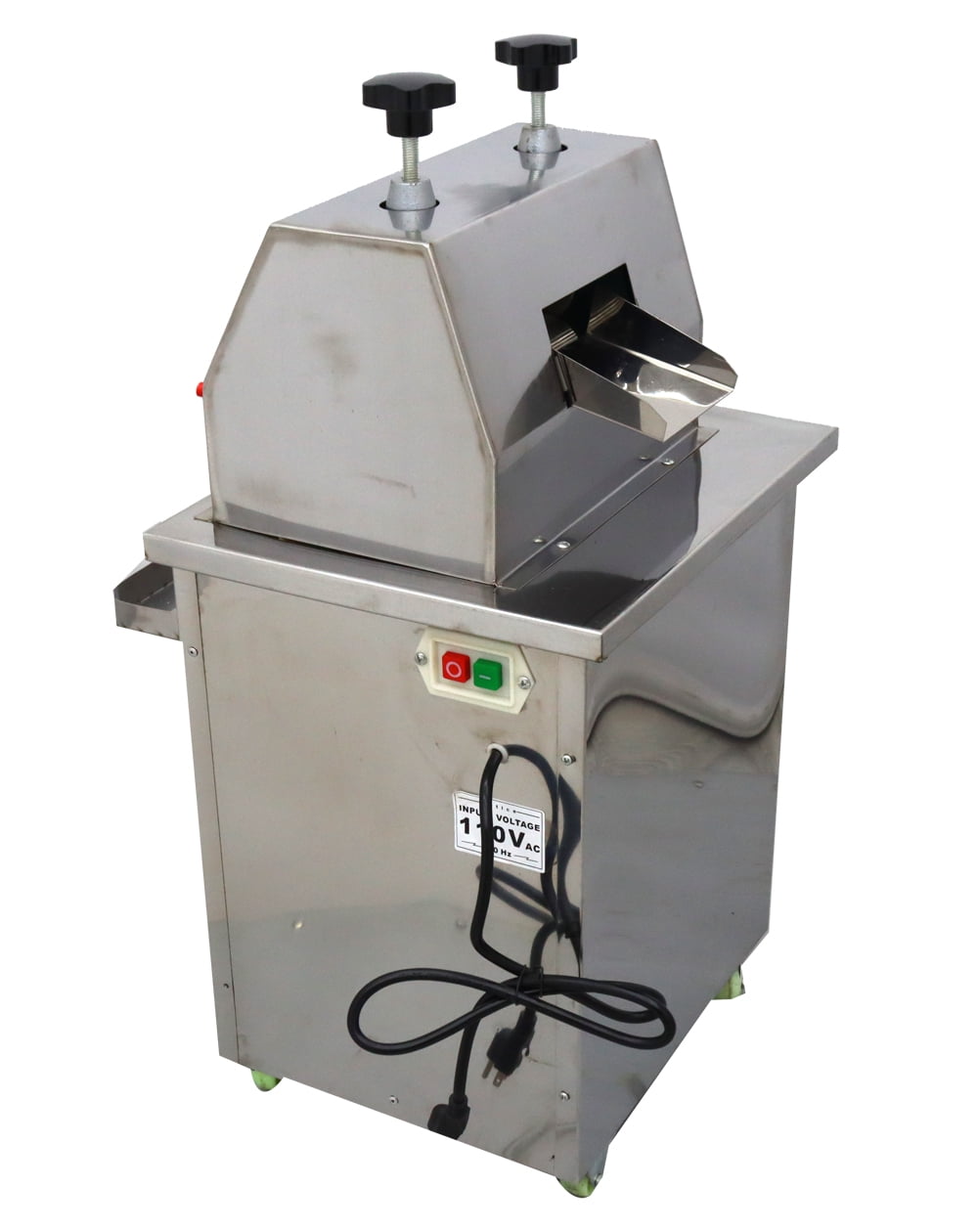 3 Roller Sugarcane Juicer Vertical Electrical Commercial Sugar Cane Press Juicer 110V 1.1KW