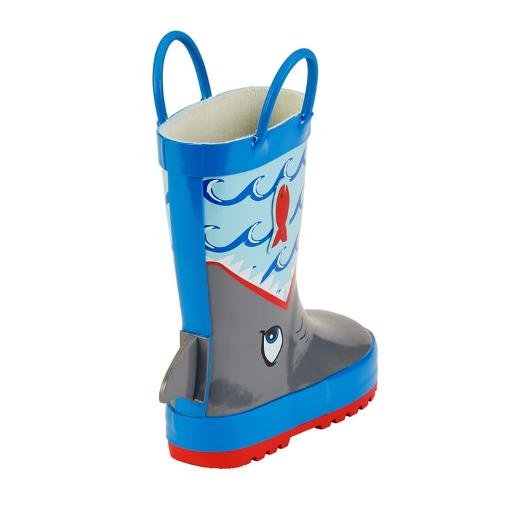 Boys shark rain boots sale