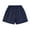 Navy, variant on CPNG Boys' and Girls' Summer Thin Casual Shorts Solid Color Athletic Shorts Elastic High Waist Loose Fit Shorts(White,7-8 Years)