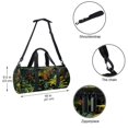 thumbnail image 5 of Plant Durable Duffle Bag for Gym, Sports, and Travel. Convenient Carry on Bag with Interior Zipper Pocket. Large Capacity Yoga Bag, Size 17.7 inches, 5 of 6
