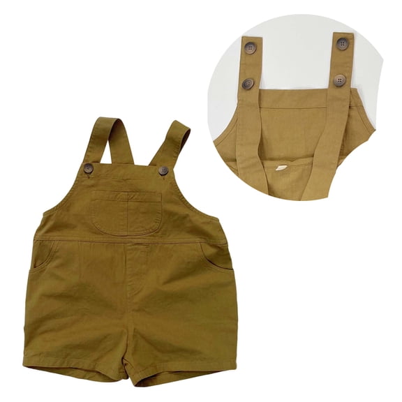 Kids Coveralls Adjustable Belts Sleeveless Jumpsuit & Rompers Overall Shorts Girls Jumpsuit 4-5 Years