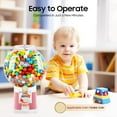 thumbnail image 5 of Vending Machine, 1 Dollar Twister Ball Dispenser, Commercial Big Capsule Twister Ball Candy Vending Machine w/2 Keys for Amusement Parks Hypermarkets Parks & Game Halls, 5 of 9
