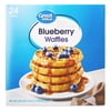 Great Value Blueberry Waffles, 29.6 oz, 24 Count (Frozen)