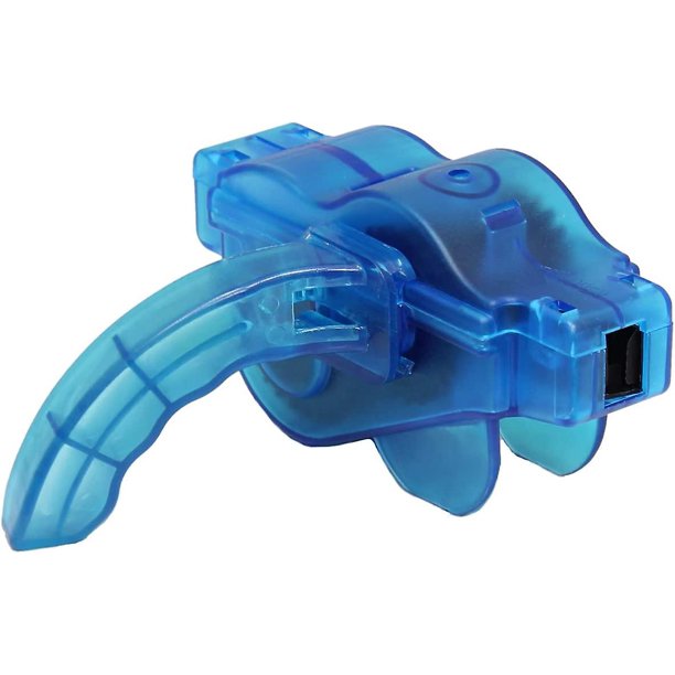 Herramienta de limpieza de engranajes de cadena de bicicleta, depurador con cepillos giratorios, juego de limpieza, mantenimiento de bicicletas, 1 pieza, azul XianweiShao 8390606835376