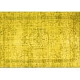 thumbnail image 1 of Ahgly Company Indoor Rectangle Abstract Yellow Contemporary Area Rugs, 2' x 3', 1 of 4