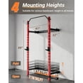 thumbnail image 2 of Garvee Folding Power Rack with 1000 lb Capacity, Wall Mounted, 2 of 8