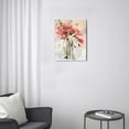 thumbnail image 3 of Eye-catching Pink Flowers Canvas Wall Art 12X16inch Abstract Bouquet in Vase Artwork Prints. Perfect Pink Floral Picture Poster for Teen Girl's Bedroom or Bathroom Decor, 3 of 7