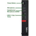 thumbnail image 2 of Restored Lenovo Quad Core M910q Tiny Computer Micro PC, Intel Core i5 6500T Processor, 16GB DDR4 Ram, 256GB NVMe SSD, 1TB Hard Drive, Wifi (Refurbished), 2 of 6