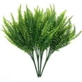 thumbnail image 2 of Vivorld 4Pcs Artificial Boston Fern Plants UV Resistant Fake Plants Greenery for Outdoors Fern Plant for Hanging Planter Front Porch Garden Decoration Sidewalk Farmhouse Decor, Boston fern, 2 of 6