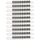 thumbnail image 1 of Cepillo Limpieza Flexible para Baño Cepillo Limpieza Grietas Azulejos Ranuras para Ventanas 10 Uds., 1 of 9