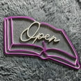 thumbnail image 5 of Handmadetneonsign Open Book Neon Sign, Book Store Wall Art Decor, Library Home Book Store Wall Decor, 5 of 5