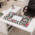 thumbnail image 3 of Long Mouse Pads for Desk,Pioneer Flower Floral Print Pattern Desk Mats on Top Of Desks, Desk Mouse Pad Extra Large with 3mm Non-Slip Base and Stitched Edge for Gaming,Office,Work,Home 31.5"x15.7", 3 of 6