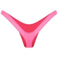 thumbnail image 1 of dPois Aguichant Culotte String en Forme de V pour Femmes -t-back Mini Bikini pour Fête à la Piscine Privée Rose G, 1 of 4