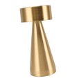thumbnail image 1 of LED Table Lamp, Modern Design Metal Table Lamp, Portable 3 Color Stepless Dimming Nightstand Light, USB Rechargeable Reading Lamp, 1 of 8