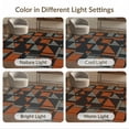thumbnail image 7 of ODIKA 8'x10' Ultra-Soft Area Rug, Mosaic Bold Interlocking Motifs Brushstroke Abstract Geometric Refined None Washable, Bare feet friendly, Silk-Touch for Bedroom, Under Sectional, 7 of 7