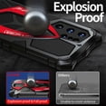 thumbnail image 4 of For Samsung Galaxy s24 Ultra case, Metal Rugged Heavy Duty Cover with Camera Protection, Military Grade Shockproof Phone Case with Screen Protector, 4 of 5