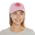 thumbnail image 4 of Effete Feline Claw Marks Scratch Ball Cap Hat w/ Leather Patch (Round), 4 of 7