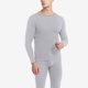 thumbnail image 3 of Ceisia Gift Men's Warm Soft Casual Long Sleeve Round Neck Lounge Homewear Two Piece Outfit Set, 3 of 8