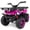 Rose, variante sur Costway VTT Électrique pour Enfants, Jouet à Chevaucher 24 V avec Doubles Moteurs et Panier, Quad Tout-Terrain Noir