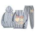 thumbnail image 1 of WILLBEST Vocation Outfits for Women Womens Two Piece Outfits Sets Hoodie Sweatshirt and Long Sweatpants Jogger Workout Set Fall Tracksuit Sweatsuits 2531, 1 of 6