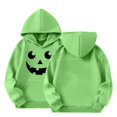 thumbnail image 6 of Girls Oversized Hoodies Halloween Pumpkin Graphic Hooded Sweatshirts Teen Kids Cute Funny Pullover Tops Cotton Casual Fashion Sweater, 6 of 6