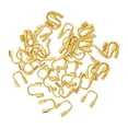 thumbnail image 4 of veasfak 100Pcs Wire Guards Loops Wire Cable Protector for Jewelry Making DIY Pendant Gold, 4 of 7