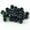 Black, variant on John Bead 1000pcs 9mm Plastic Crow Beads | Light Turquoise Pony Bead