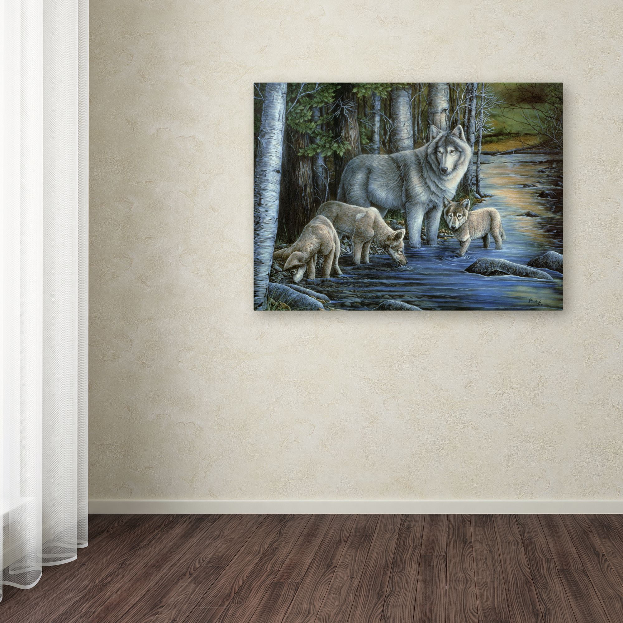 Trademark Fine Art 'Gentle Morning' Canvas Art by Jenny Newland