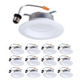 thumbnail image 1 of Lámpara empotrable con forma de halo LED blanco brillante de 8 W y 10 cm de apertura, 1 of 1
