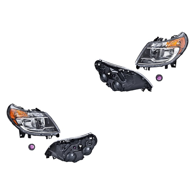 Par de Faros Promaster 2014 A 2020 Ram DEPO .