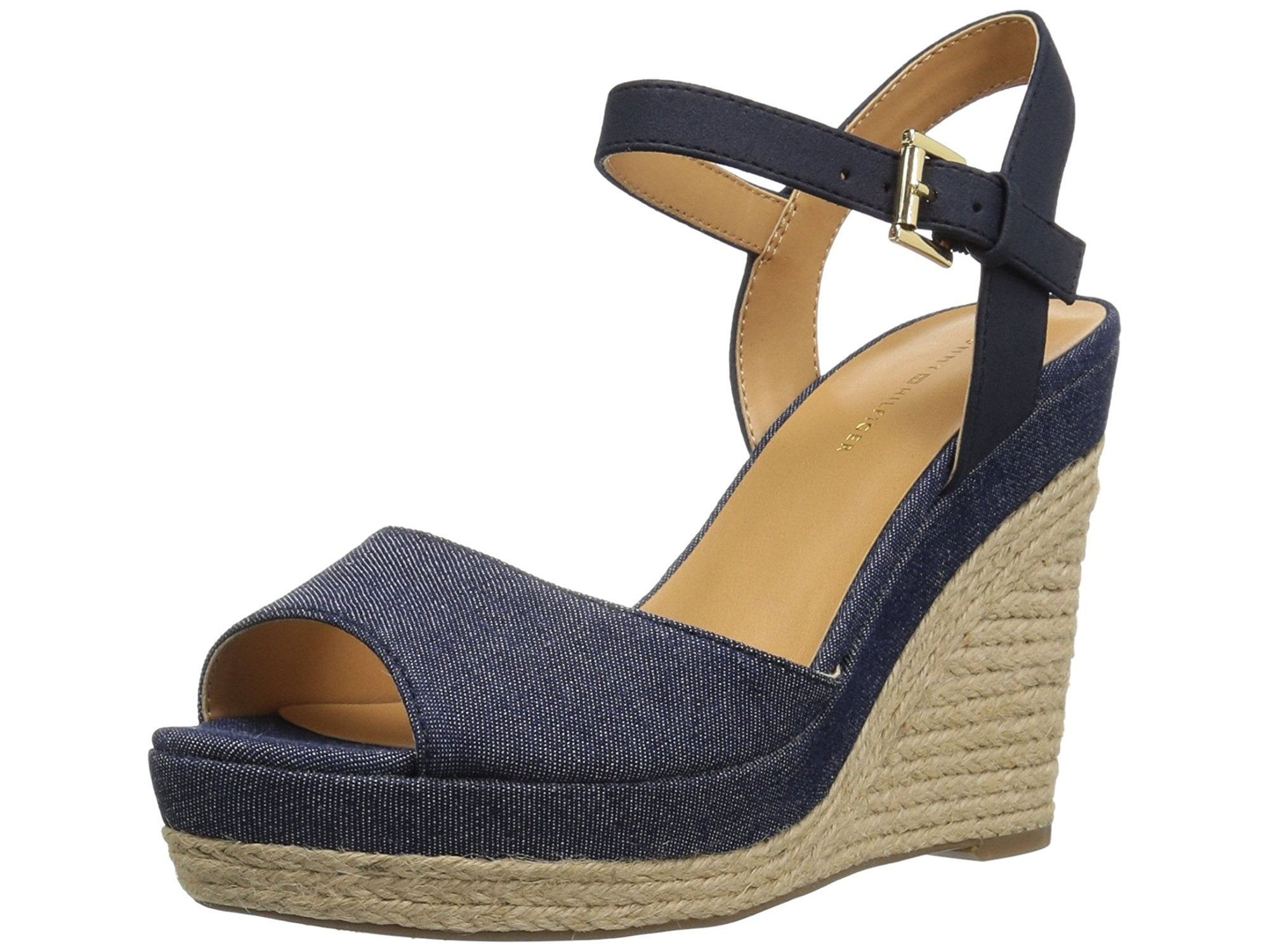 Tommy Hilfiger - Tommy Hilfiger Womens kali Fabric Open Toe Casual ...