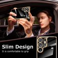 thumbnail image 4 of Compatible with Samsung Galaxy S23 Ultra 5G 2023 Smartphone Case [Ultra Thin Slim] [Flexible Soft TPU] Silicone Shockproof Protective Waterproof Phone Case Cover-Black, 4 of 7