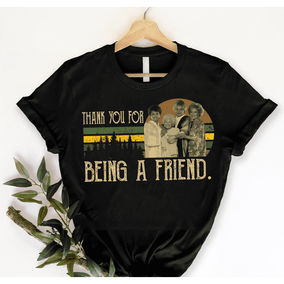 The Golden Girls Thank You For Being A Friend 80s Vintage Sunset T-Shirt, Stay Golden Shirt, The Golden Girls Shirt