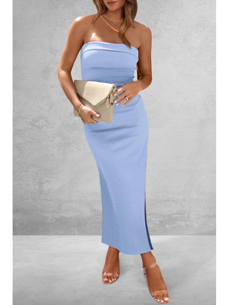long fitted tube dress La Femme 32194 Prom Dress - Royal Blue