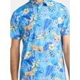 thumbnail image 2 of Birdie Bound Novelty Print Polo Golf Shirt; Men's & Big Men's Sizes S-5XL, 2 of 5