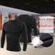 thumbnail image 3 of Ropa deportiva de manga larga de secado rápido para fitness, ropa de compresión para fútbol, baloncesto, ropa para correr, mallas elásticas transpirables que absorben el sudor, 3 of 5