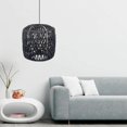thumbnail image 4 of thinsony Pendant Lamp Shade Ceiling Light Shade only lampshade dining Handwoven Retro Style for Dining Room, 4 of 9