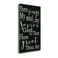 thumbnail image 2 of "How Great Thou Art" By Words For The Soul, Fine Art Giclee Print on Gallery Wrap Canvas, Ready to Hang, 2 of 2