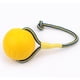 thumbnail image 1 of Bola de cuerda para mascotas, 7 cm, EVA portátil, entrenamiento para perros, pelota interactiva resistente a mordeduras, juguetes para masticar con cuerda de soporte (amarillo),, 1 of 5