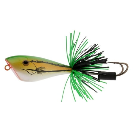 Lifelike Sequins Frog Fishing Soft Baits Top-Wasser Crankbait with Threads Skirts Green