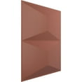 thumbnail image 2 of Ekena Millwork 11 7/8"W x 11 7/8"H Aberdeen EnduraWall Decorative 3D Wall Panel, Universal Pearl Metallic Champagne Pink (12-Pack for 11.76 Sq. Ft.), 2 of 6