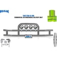 thumbnail image 2 of Compatible with International Prostar Front Bumper Grill Deer Guard - Round- Chrome (Kozak), 2 of 10