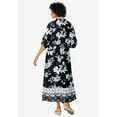 thumbnail image 2 of Woman Within Plus Size Petite Roll-Tab Sleeve Crinkle Shirtdress, 2 of 5